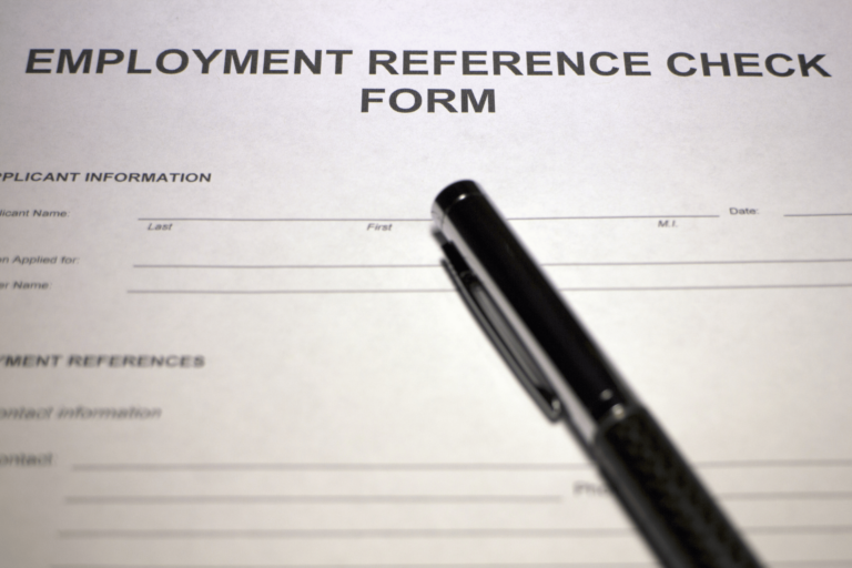 Employment Reference Checks