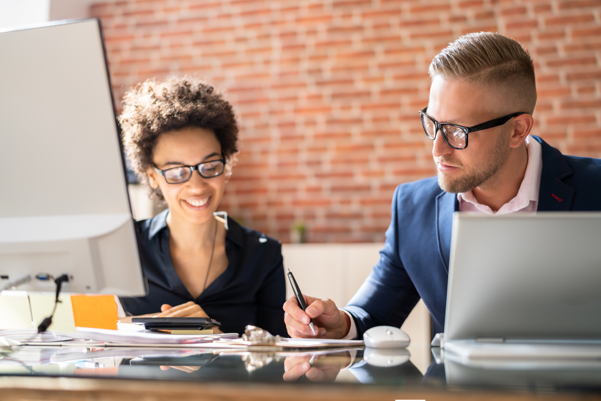 Two Professionals Conducting pre-employment Vetting